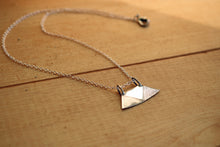 Load image into Gallery viewer, Silver Hatch Tuareg Pendant Necklace