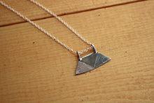 Load image into Gallery viewer, Silver Hatch Tuareg Pendant Necklace
