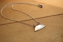 Load image into Gallery viewer, Silver Hatch Tuareg Pendant Necklace
